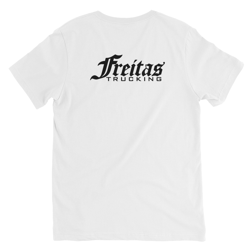 Unisex Short Sleeve V-Neck T-Shirt