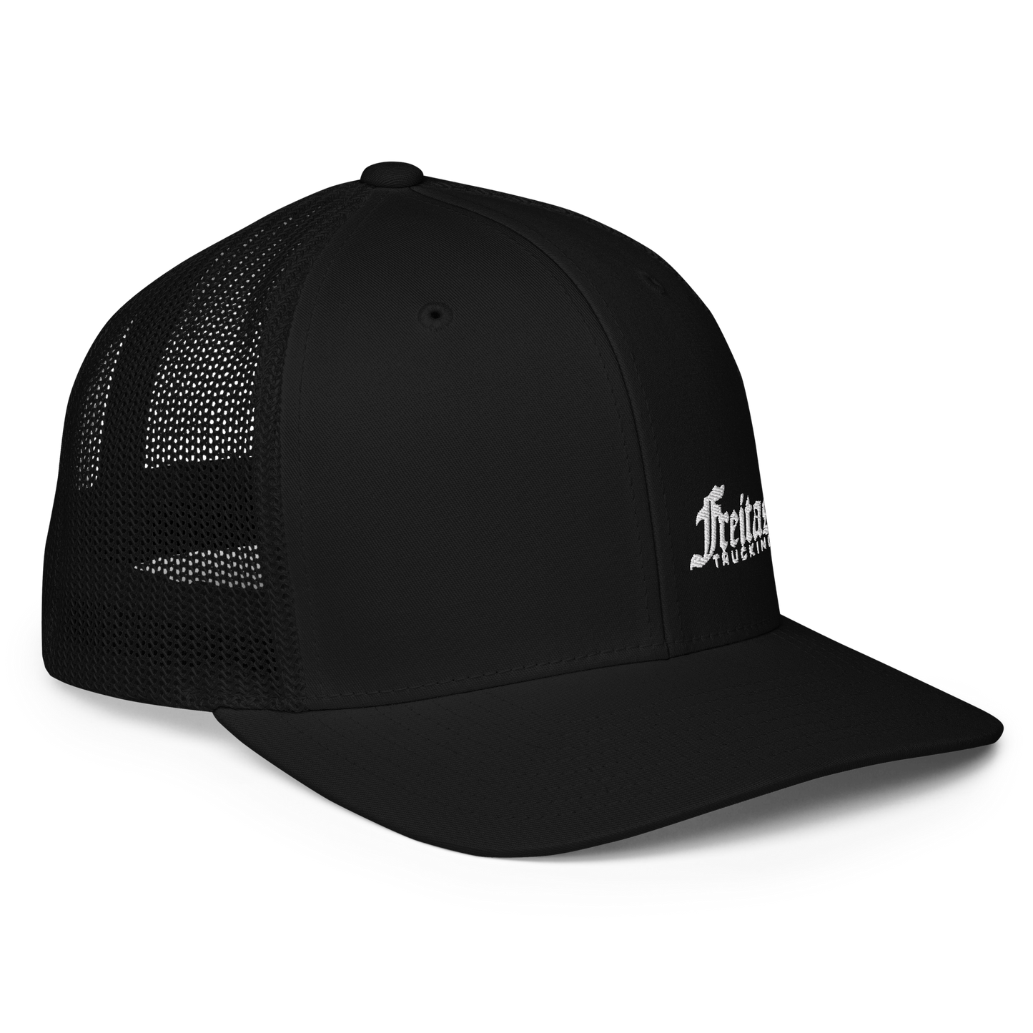 Closed-back trucker cap