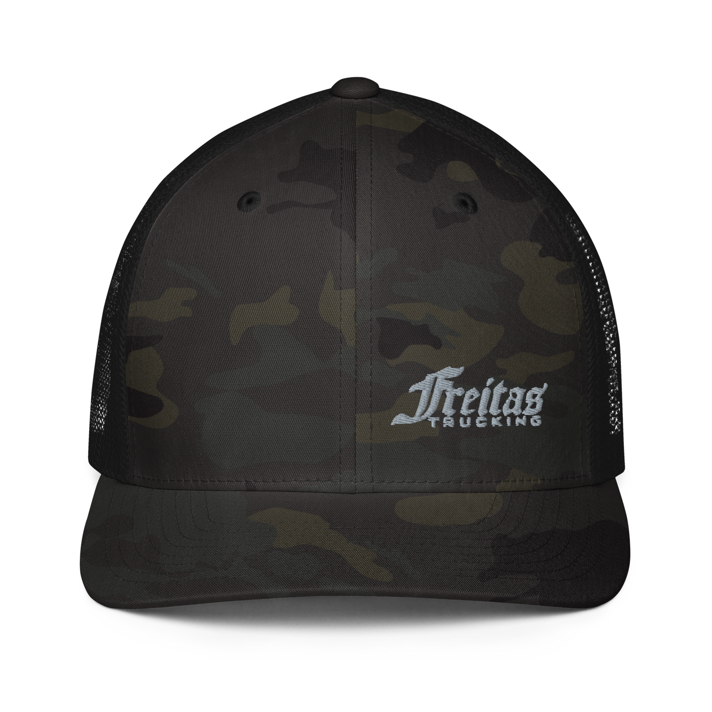 Closed-back trucker cap