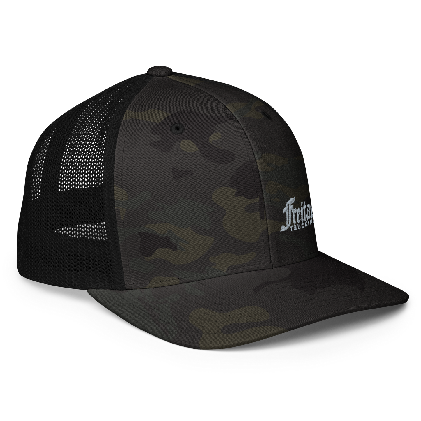 Closed-back trucker cap