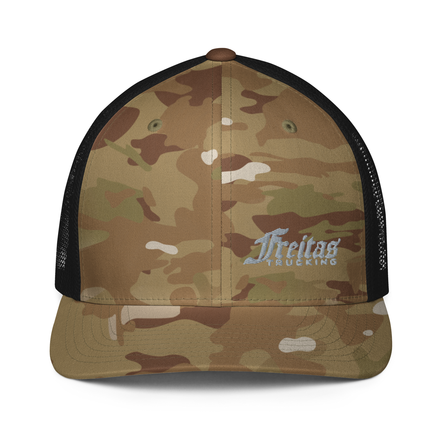 Closed-back trucker cap