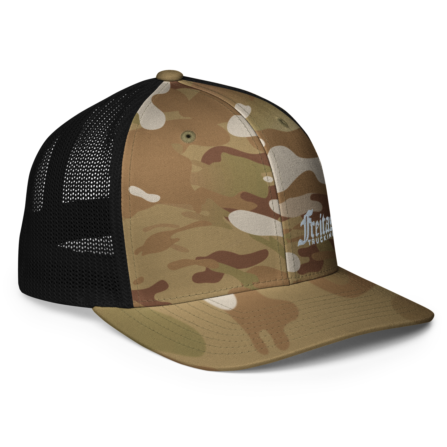 Closed-back trucker cap